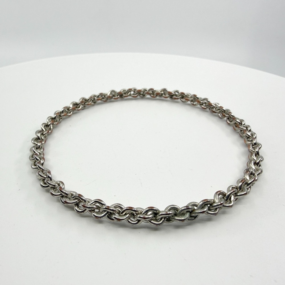 Minimalist Silver Tone Chain Bracelet - Delicate Layering Jewelry Gift